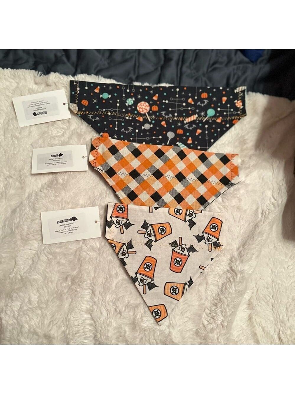 Halloween Dog Collar Bandanas